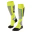 Falke SK4 Mens Technical Ski Socks in Lime Yellow