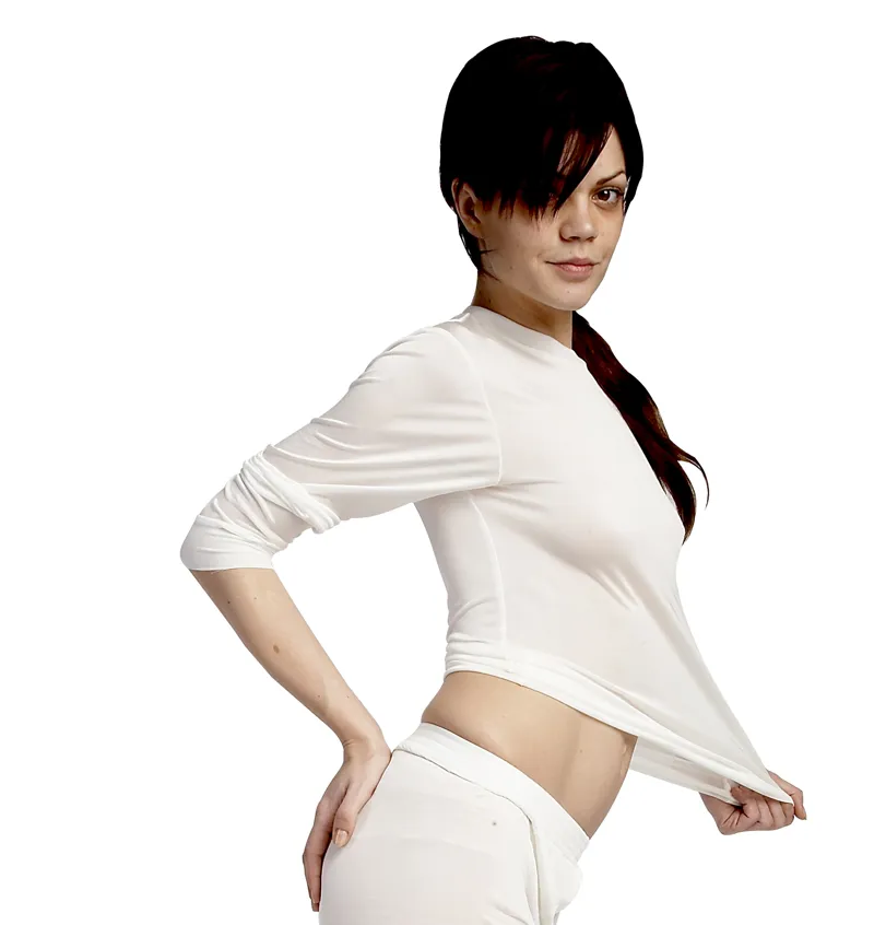 Steiner Womens Silk Thermal Vest Base Layer in White