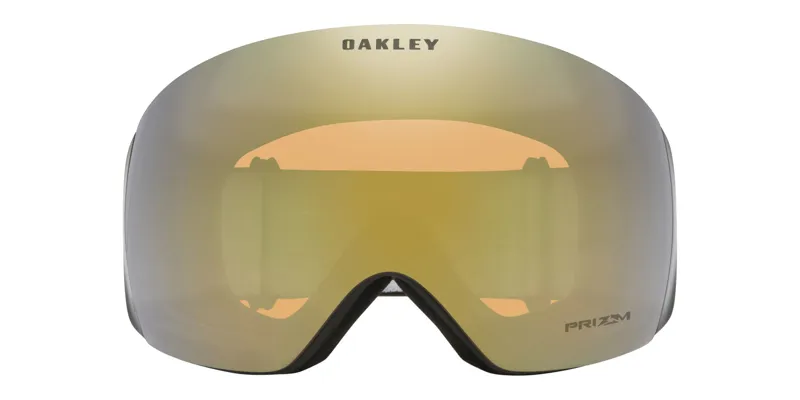 Oakley Flight Deck L Ski Goggles Black - Prizm Sage Gold Lens-1