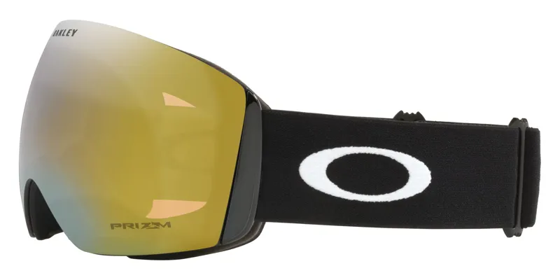 Oakley Flight Deck L Ski Goggles Black - Prizm Sage Gold Lens-2