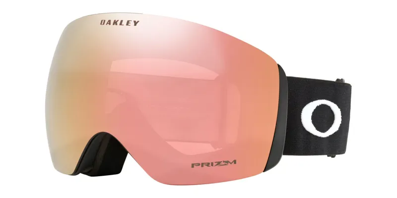 Oakley Flight Deck L Ski Goggles Black - Prizm Rose Gold Lens