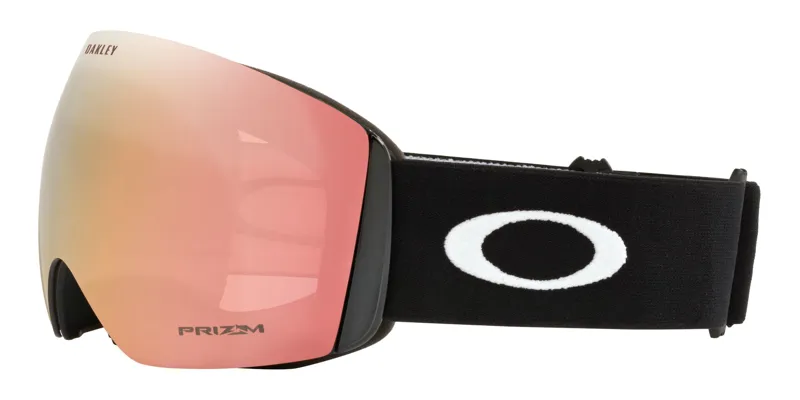 Oakley Flight Deck L Ski Goggles Black - Prizm Rose Gold Lens