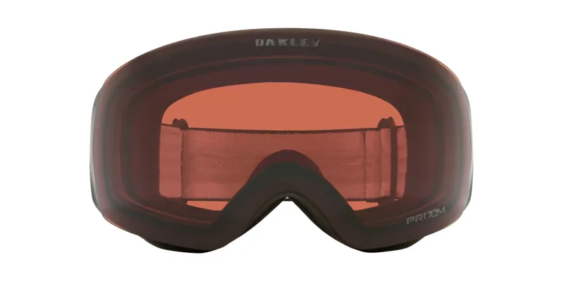 Oakley Flight Deck M Ski Goggles Black - Prizm Garnet Lens-1