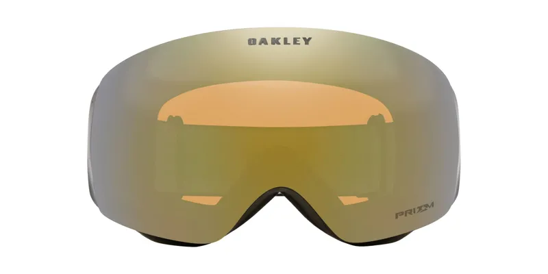 Oakley Flight Deck M Ski Goggles Black - Prizm Sage Gold Lens-1