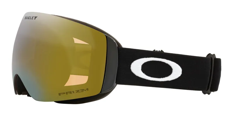 Oakley Flight Deck M Ski Goggles Black - Prizm Sage Gold Lens-2