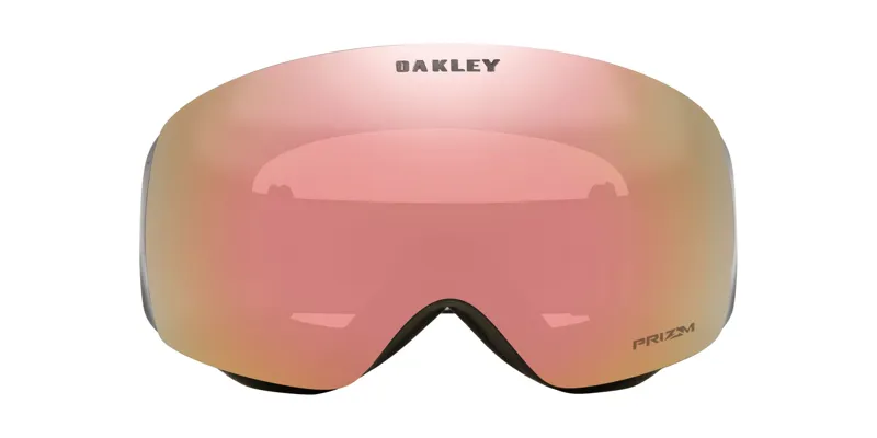 Oakley Flight Deck M Ski Goggles Black - Prizm Rose Gold Lens-1