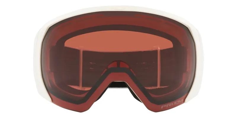 Oakley Flight Path L Ski Goggles White - Prizm Garnet Lens