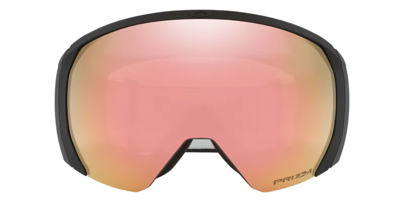 Oakley Flight Path L Ski Goggles Black - Prizm Rose Gold Lens-1