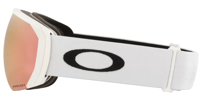 Oakley Flight Path L Ski Goggles White - Prizm Rose Gold Lens-2