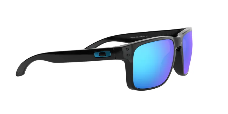 Oakley Holbrook Sunglasses Polished Black - Prizm Sapphire Lens-3
