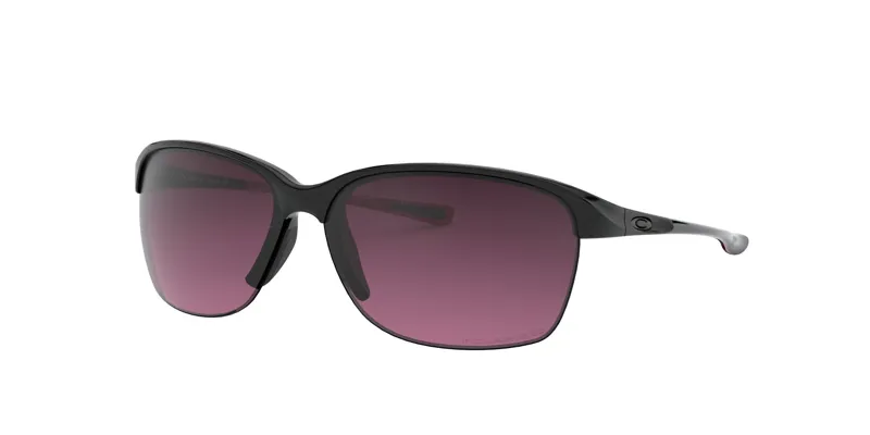 Oakley Unstoppable Sunglasses Polished Black - Rose Gradient Polarised Lens