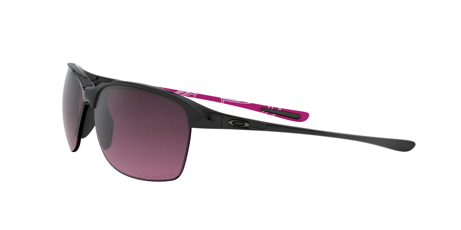 NWT Oakley Polished Black Rose Gradient Polarized Sunglasses Oakley UNSTOPPABLE BREAST CANCER Polarized Rose Gradient  main image 4