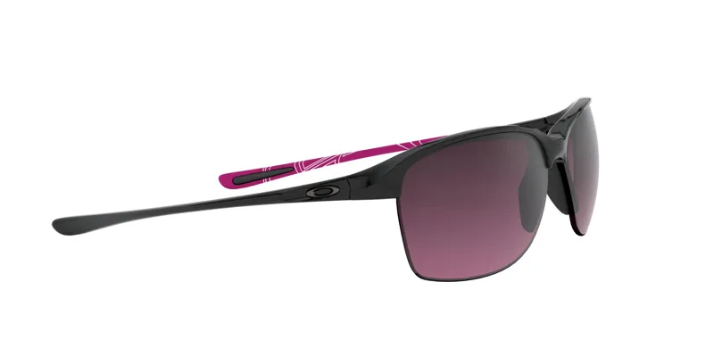 Oakley Unstoppable Sunglasses Polished Black - Rose Gradient Polarised Lens-3
