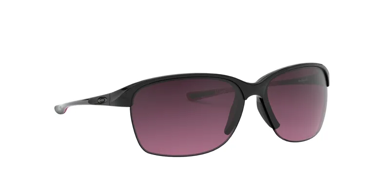 Oakley Unstoppable Sunglasses Polished Black - Rose Gradient Polarised Lens-4