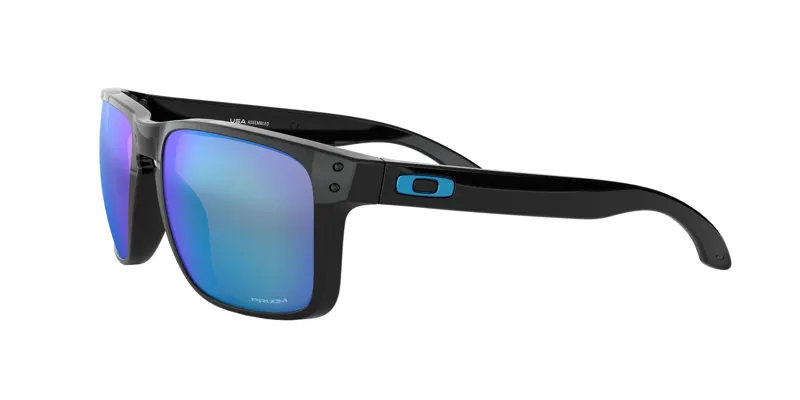 Oakley Holbrook XL Sunglasses Polished Black - Prizm Sapphire Lens