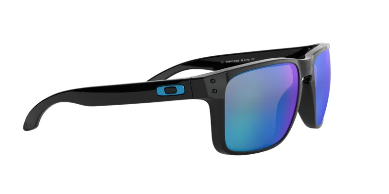 Oakley Holbrook XL Sunglasses Polished Black - Prizm Sapphire Lens-2