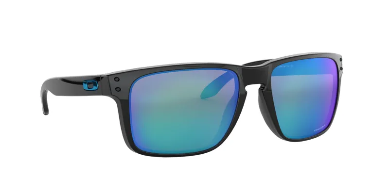 Oakley Holbrook XL Sunglasses Polished Black - Prizm Sapphire Lens-3