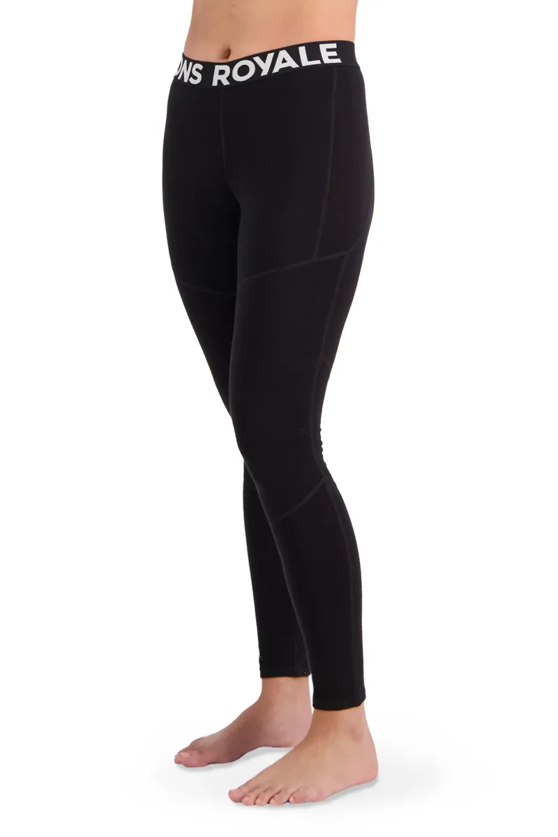 Mons Royale Olympus Womens Baselayer Leggings - Black-2