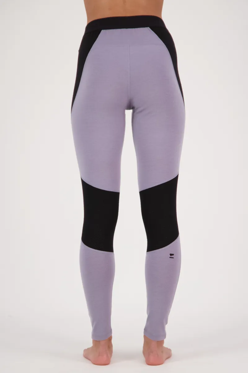 Mons Royale Olympus Womens Baselayer Leggings - Thistle Cloud-1