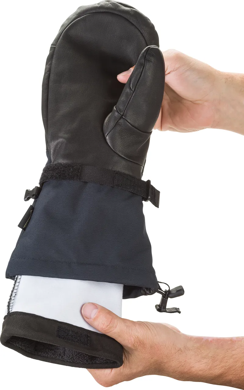 Dakine Continental Leather Gore-Tex Mens Mittens in Black-1