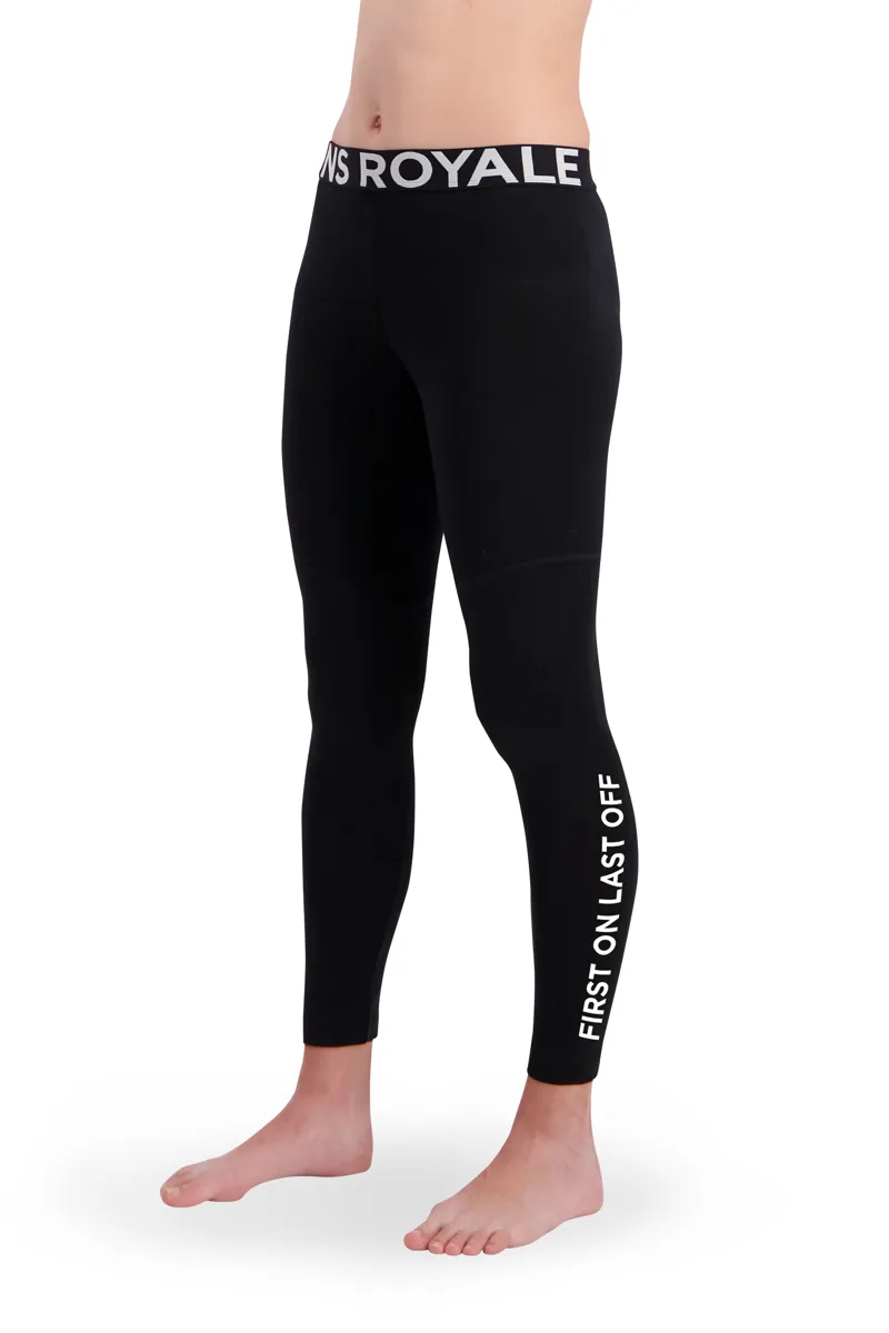 Mons Royale Womens Christy Merino Leggings in Black-3