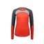Mons Royale Womens Bella Tech L/S Baselayer Top in Poppy/Charcoal