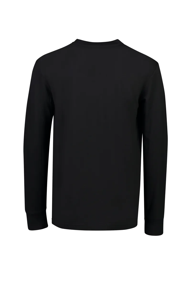 Mons Royale Mens Yotei Tech Merino Baselayer Top in Black-1