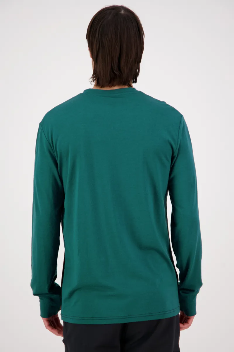 Mons Royale Yotei LS Mens Firstlayer Top - Evergreen-1