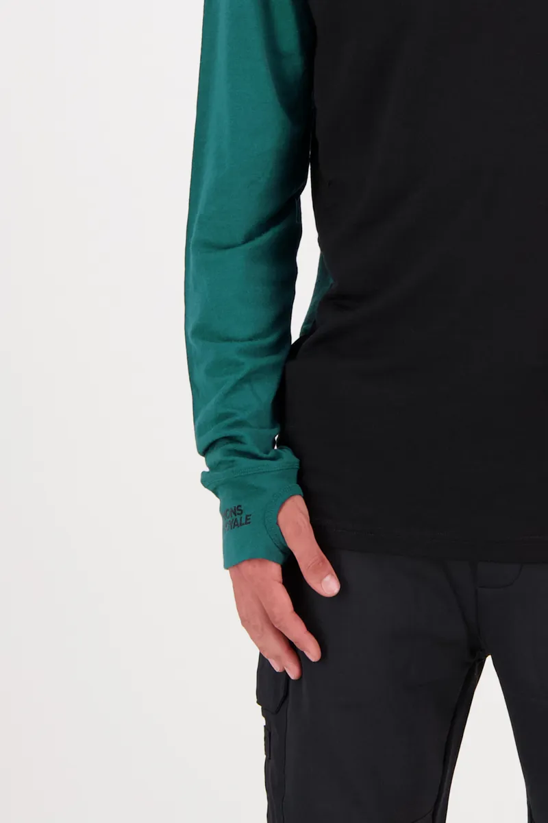 Mons Royale Yotei LS Mens Firstlayer Top - Evergreen-3