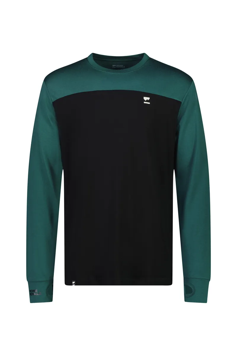Mons Royale Yotei LS Mens Firstlayer Top - Evergreen