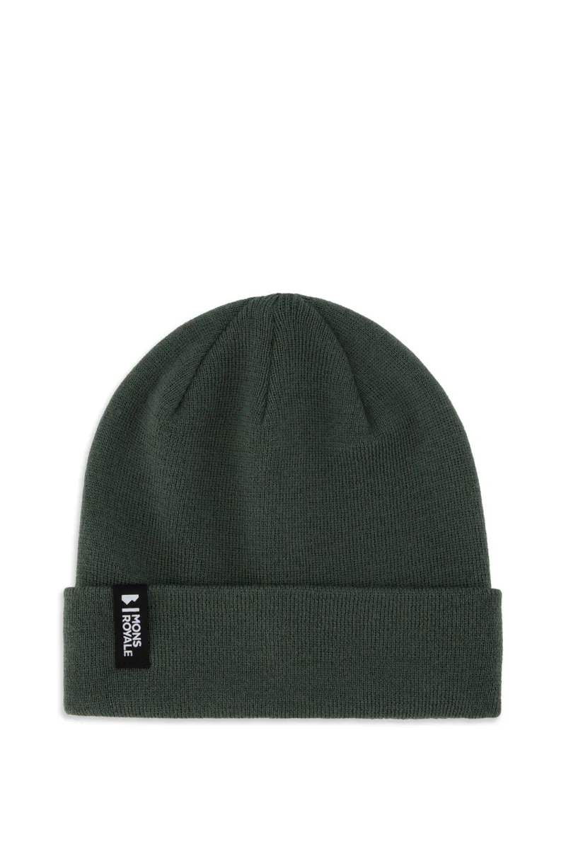 Mons Royale Mcloud Merino Beanie Hat - Burnt Sage