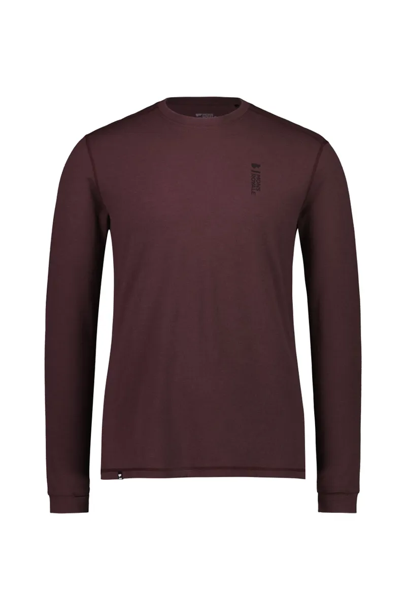 Mons Royale Cascade Flex LS Mens Baselayer Top - Oak