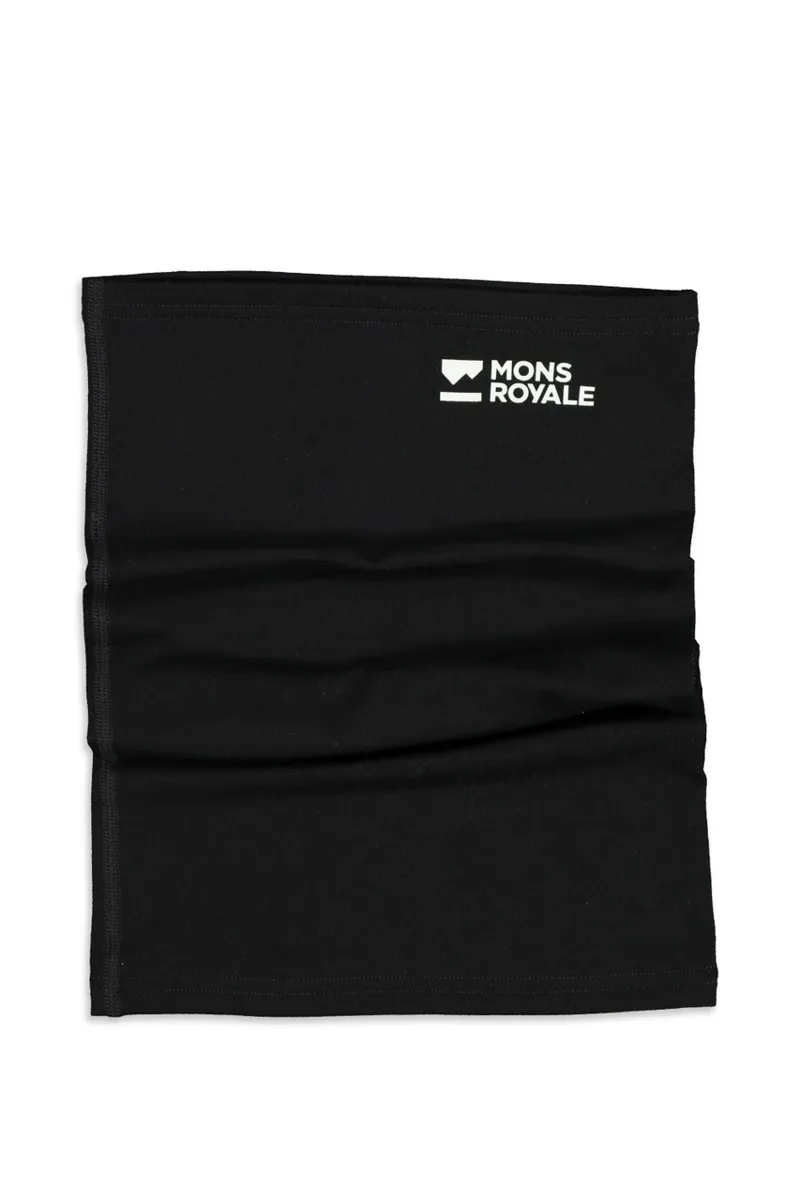 Mons Royale Daily Dose Merino Flex Neckwarmer - Black