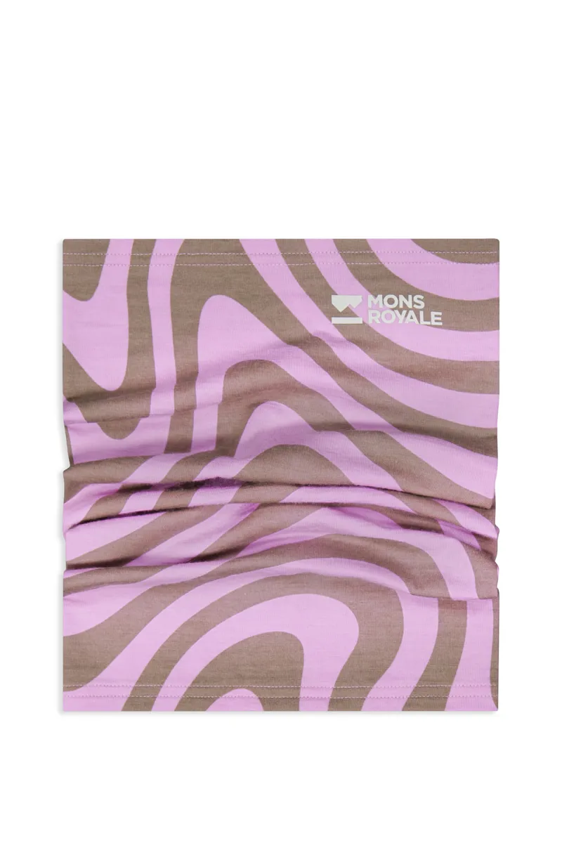 Mons Royale Daily Dose Merino Flex Neckwarmer - Blazing Trails