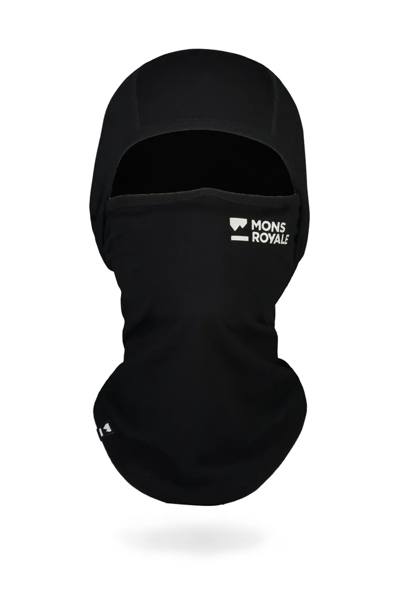 Mons Royale Santa Rosa Merino Balaclava Black L/XL 