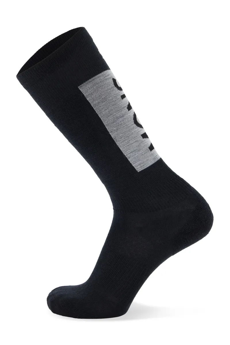 Mons Royale Atlas Merino Snow Socks - Black