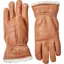 Hestra Deer Skin Primaloft Womens Everyday Gloves in Brown Tan
