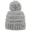 Barts Jasmin Beanie Hat in Heather Grey
