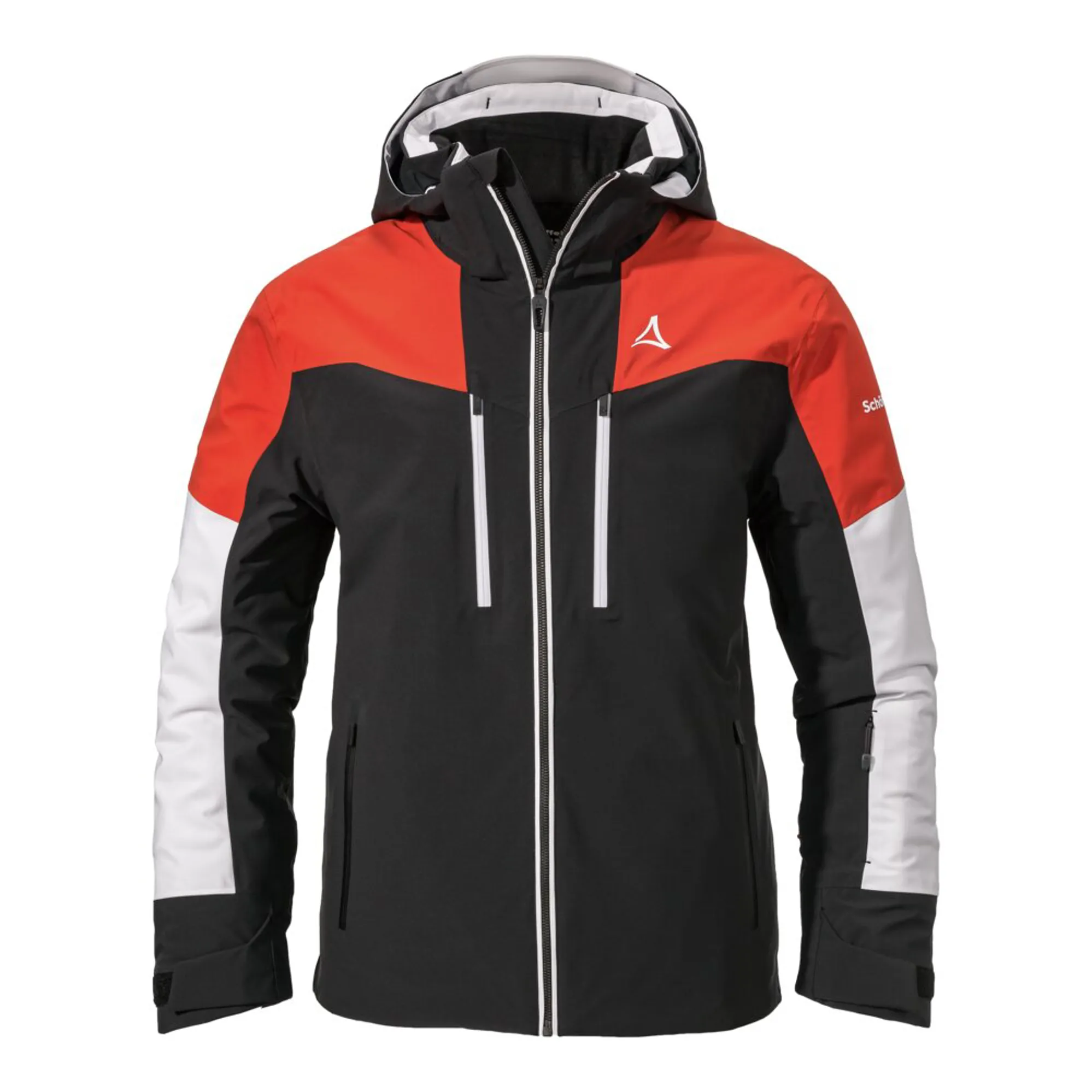 Schoffel Tanunalpe Mens Ski Jacket Black Red1