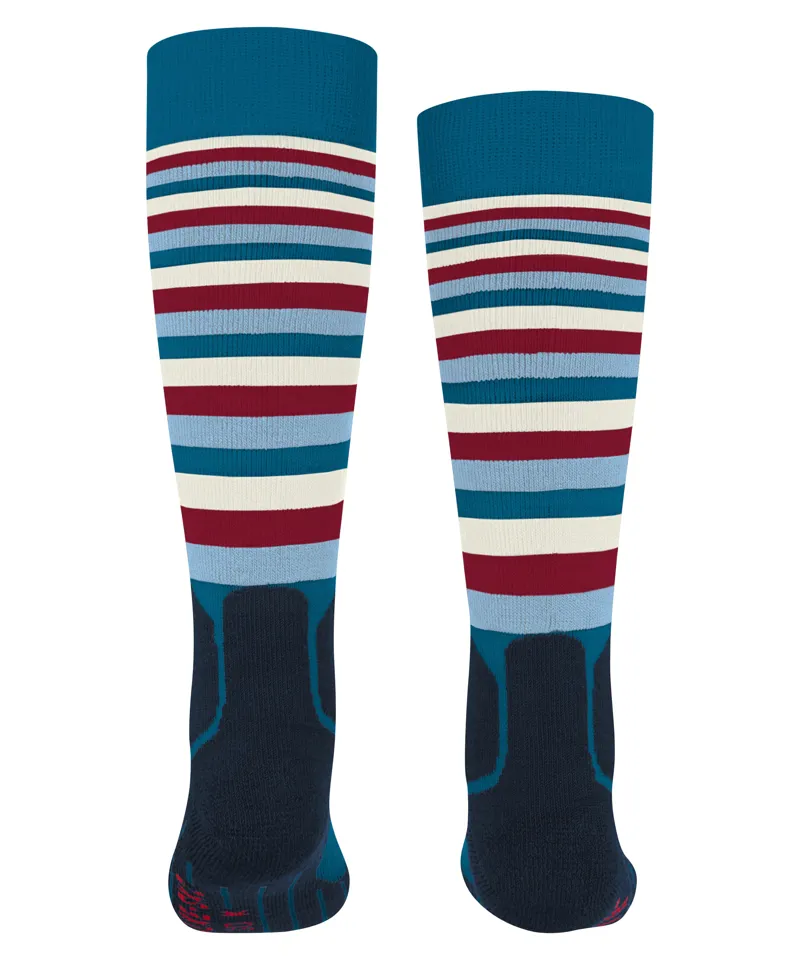Falke SK2 Stripe Kids Technical Ski Socks - Blue Stripe-1