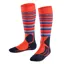 Falke SK2 Stripe Kids Technical Ski Socks - Samba Orange