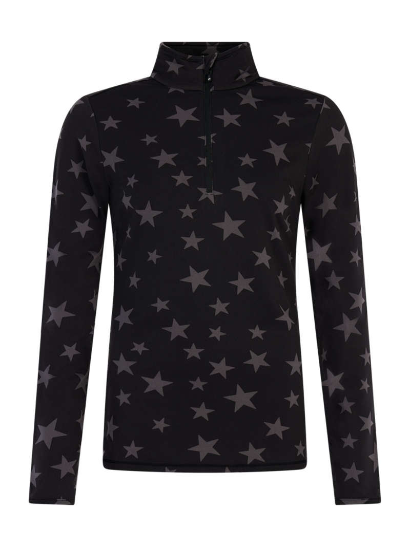 Protest Vessy Womens 1/4 Zip Midlayer Top - Black