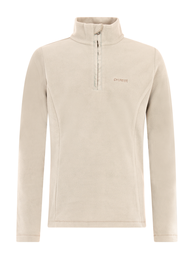 Protest Remutey Womens Micro-Fleece Midlayer Top - Kit White