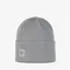 Buff Cross Knit Beanie Hat - Light Grey