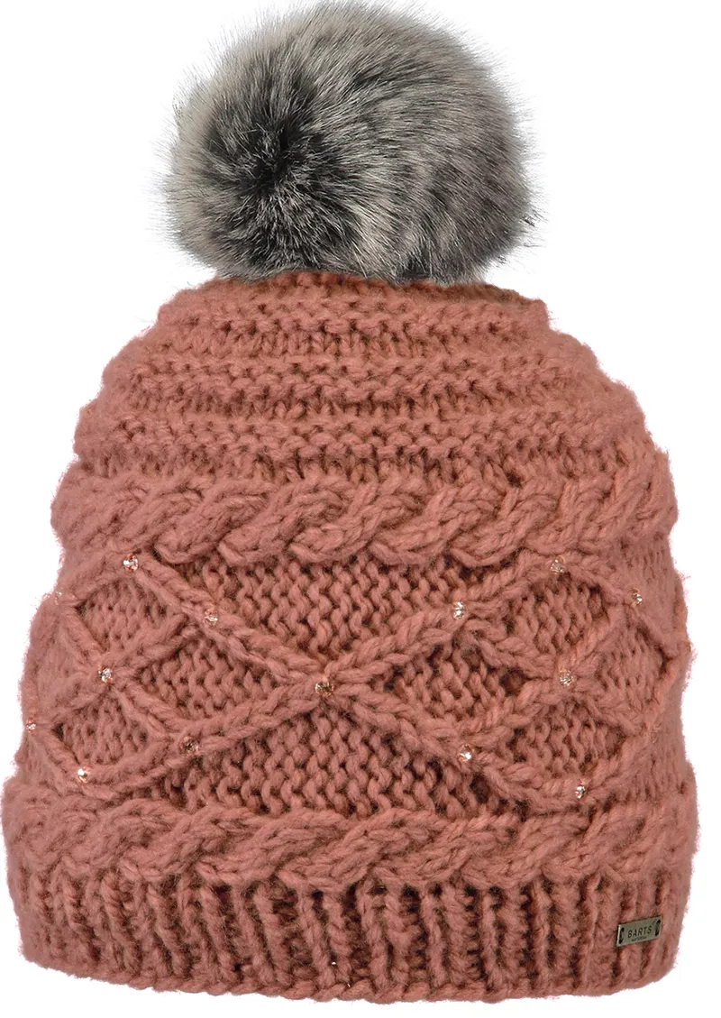 Barts Claire Beanie in Peach