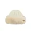 Barts Faux Fur Cable Band Hat - White