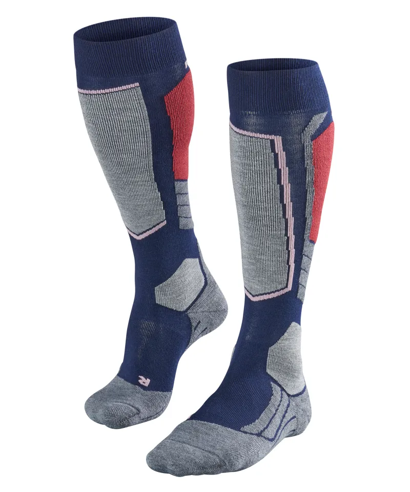 Falke SK2 Womens Technical Ski Socks In Dark Night Blue