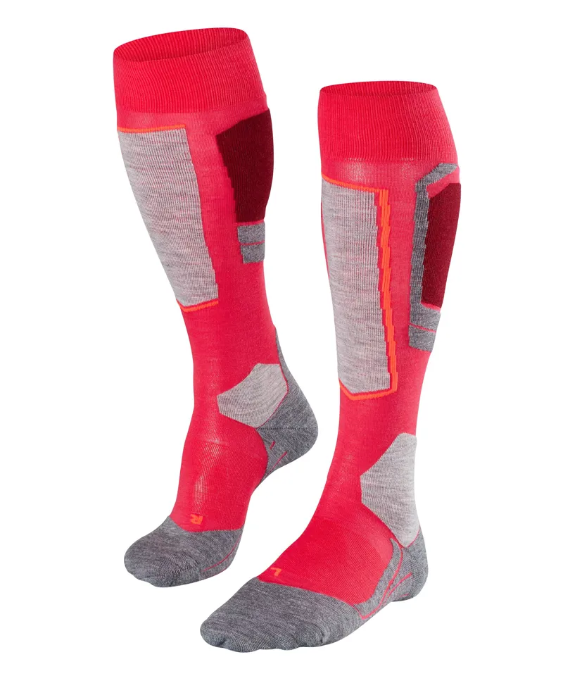 Falke SK2 Womens Technical Ski Socks In Rose