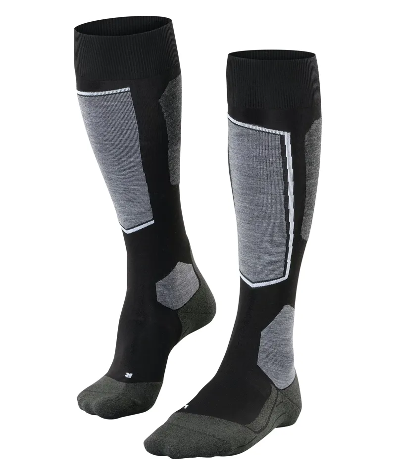 Falke SK6 Mens Technical Ski Socks - Black
