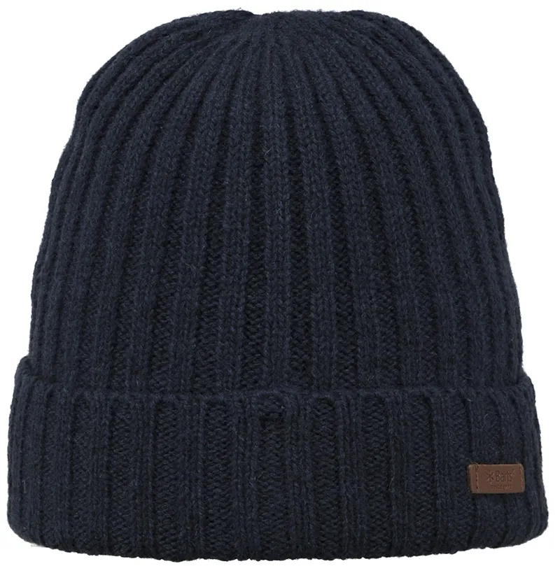 Barts Haakon Turnup Beanie in Navy